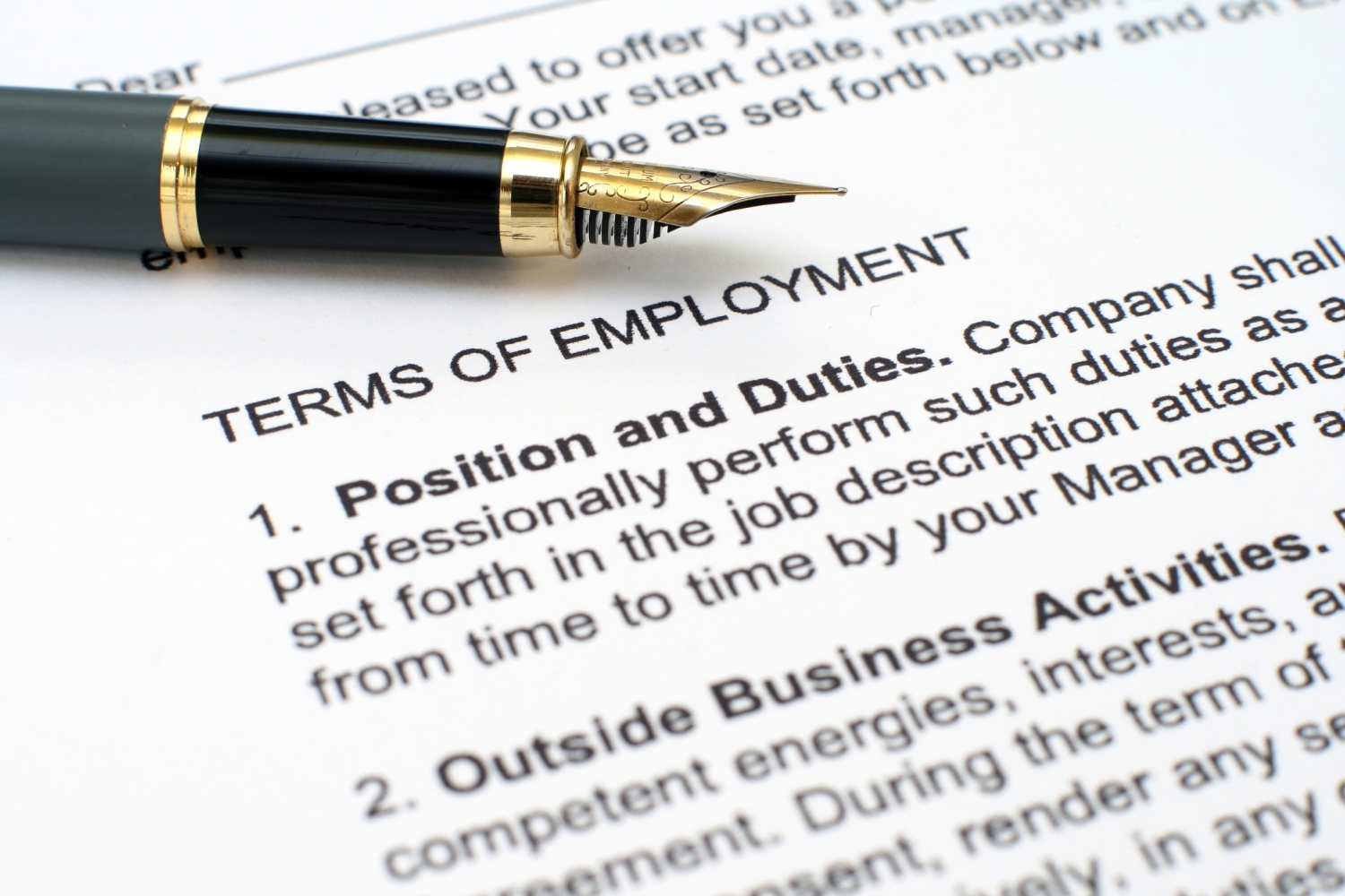 List Of Employment Rights